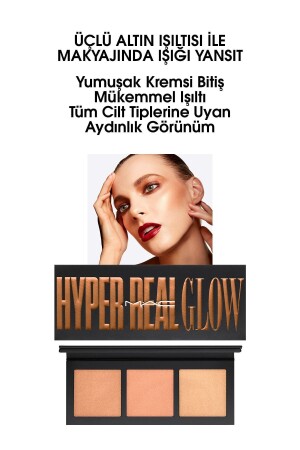 Hyper Real Glow Highlighter Illuminating Palette / Shimmy Peach 773602531547 - Mac