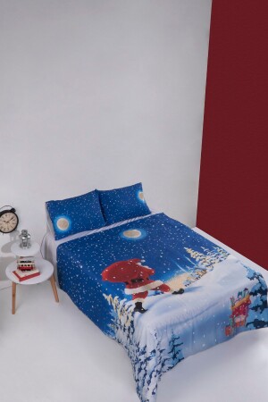 I New Year I Snowy Cristmas Double Duvet Cover Set 40220050 - Colorpool