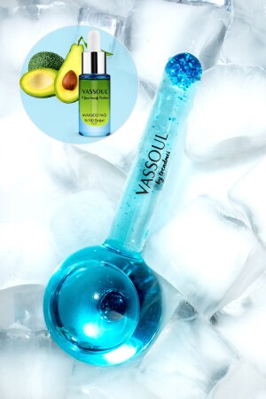 Ice Globe Buz Küresi Soğuk Terapi Topu Blue - Avokado Yağı ice08 - Vassoul