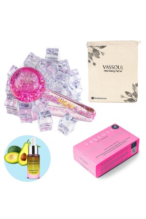 Ice Globe Buz Küresi Soğuk Terapi Topu Pink - Avokado Yağı ice08 - Vassoul