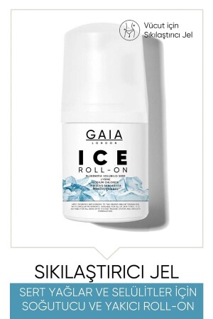 Ice Roll-on Firming and Anti-Cellulite Gel 50ml - Gaia London