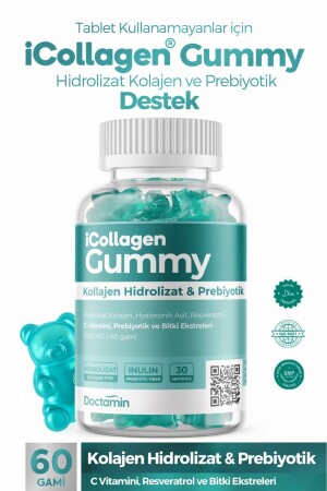 icollagen Gummies Jelibon Hidrolizat Kolajen & Prebiyotik - icollagen