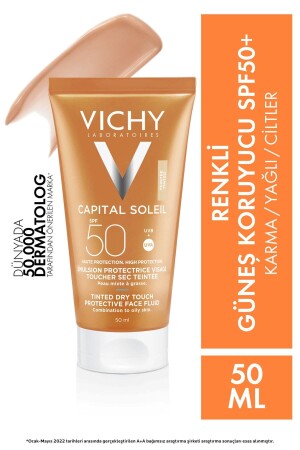 Ideal Soleil Combination and Oily Skin Spf50 Colored Sunscreen Emulsion 50ml 3337871325787 - Vichy