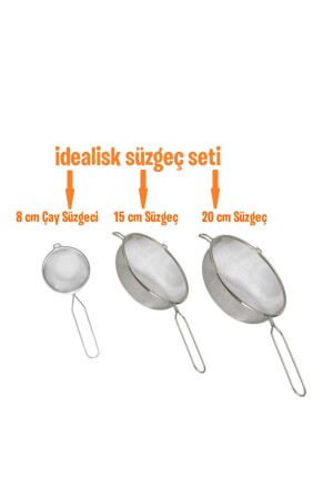 Idealisk Strainer Set - Tea Strainer + 15 Cm Strainer + 20 Cm Strainer - Ikea