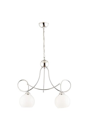 Idol 2-teiliger Kronleuchter aus chromfarbenem Glas G-554-2 - Trendylight