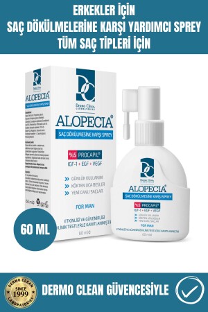 فرش الشعر للرجال (السيروم) ضد فقدان الشعر مع محتوى پروكابيل و IGF 60 ملي ل - Alopecia
