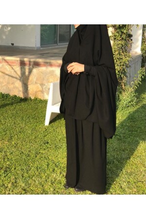 Iğneli Peçeli Çarşaf Medine Ipeği - Nakşidil