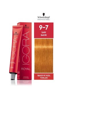 Igora Royal 9-7 Yellow Copper Hair Dye 60ml - Schwarzkopf