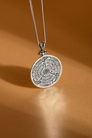Ihlas, Calamity, Nas Period Engraved Silver Necklace KLYS1050 - Takıdepo