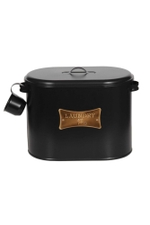 İki Bölmeli Ölçekli Metal Kapaklı Deterjanlık Lr042 12 litre - Laundry