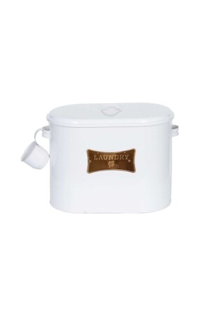 Iki Bölmeli Ölçekli Metal Plaka Baskılı Toz Deterjanlık Lr041 12 litre - Laundry