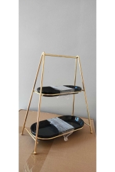 Iki Katlı Oval Sunumluk 65756 - Egehome