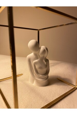 Ikikalp Hugging Lover Endless Love Object Figurine Stone Sculpture - Kums Design