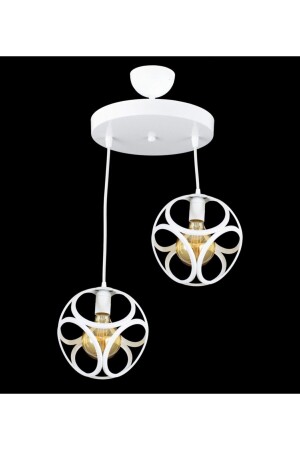 İkili Modern Çember Küp Model Sarkıt Avize LMBDR35382 - Lambadar