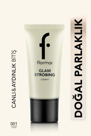 Illuminating Makeup Base (SILVER) - Glam Strobing Cream - 001 Silver - 8690604645909 - Flormar