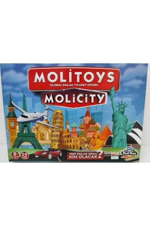 Immobilienhandelsspiel Molipoly Molicity Monopoly Monopoly Metropol Mega City Familienspiel - Moli Toys
