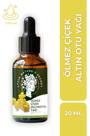 Immortelle Flower Golden Herb Oil 20 ml 100% Natural and Pure Undiluted - Lycia Natures Secret