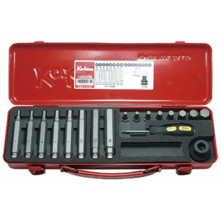 Impact hexagon socket set KOKEN 14204M 1/2