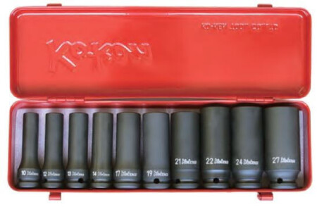 Impact long hexagon socket set KOKEN 14207M 1/2