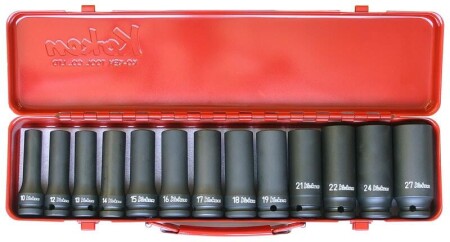 Impact long hexagon socket set KOKEN 14208M 1/2