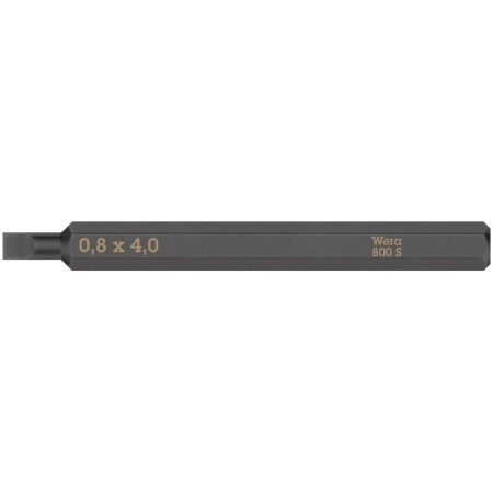 Impact screwdriver bit WERA 867 S 0.8x4x70mm - Wera