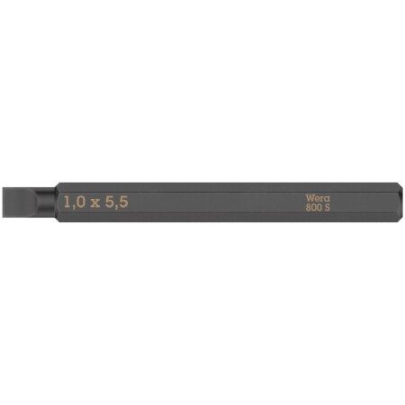 Impact screwdriver bit WERA 867 S 1x5.5x70mm - Wera