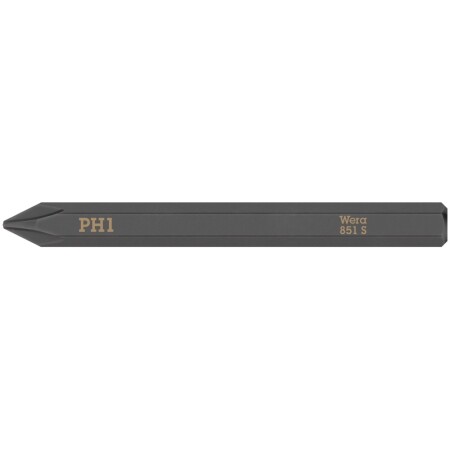 Impact screwdriver bit WERA 867 S PH1 70mm - Wera