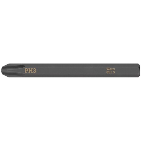 Impact screwdriver bit WERA 867 S PH3 70mm - Wera