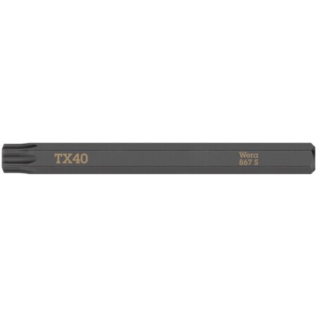Impact screwdriver bit WERA 867 S Torx TX40 70mm - Wera