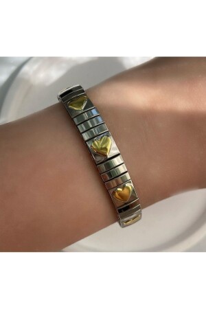 Imported Steel Heart Charm Bracelet - Nills Store