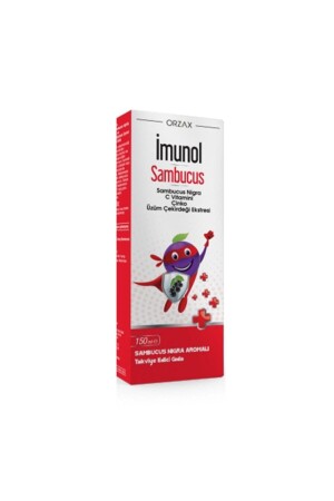 Imunol Sambucus Sanbucus Nigra Vitamin C Zinc Grape Seed Extract 150 Ml OCN02 - İMUNOL
