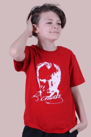Imzalı Atatürk Baskılı Unisexs T-shırt - Panio Kids