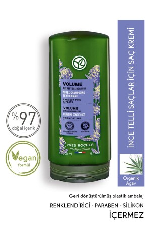 İnce Telli Saçlar İçin (Volume) Hacim Veren Saç Kremi - Vegan-200 ml - Yves Rocher