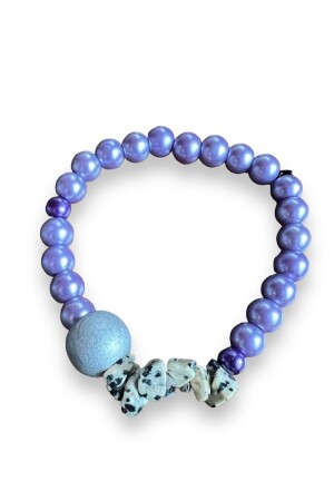 م.ن.ز-تصميم حقيقي ياسب طبيعي حجر كسر اللؤلؤ الأرجواني نسائية سوار الأزياء - Panco Shop Accessories Jewelry