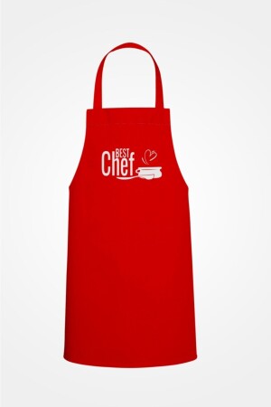 Individuell bedruckte Küchenschürze „Best Chef“ Ttm002 - Tasarım Trend