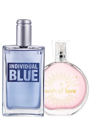 Individuelles Blue-Herrenparfüm und Wish Of Love-Damenparfümpaket - Avon