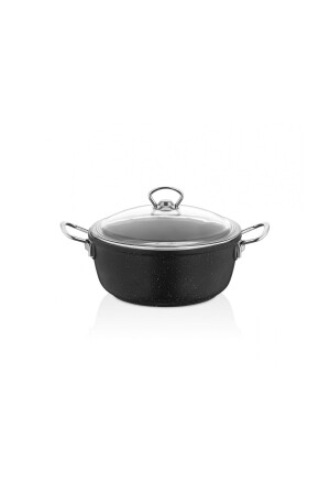 Induktions-Gravita-Casting-Topf, 20 cm, Schwarz, TAC-3561 - Taç