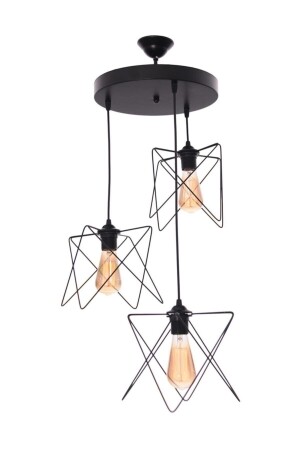 Industrial Pendant lamp chandelier 3pcs 950-25-03 - Umur Aydınlatma