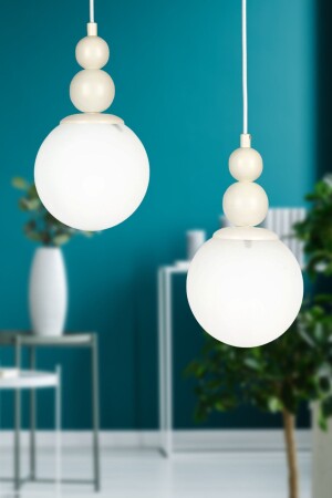 Infinite 2. li Chandelier White White Glass BEG0032BEG02 - Begüsa