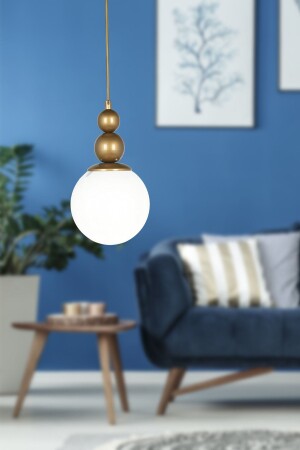 Infinite Single Chandelier Antiqued White Glass BEG0032BEG01 - Begüsa