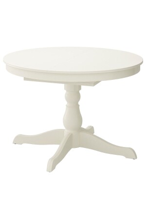 INGATORP beyaz 4-6 kişilik yuvarlak yemek masası - Ikea
