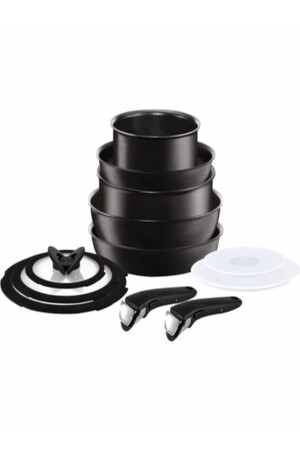 Ingenio 6x 12 Parça Titanyum Tencere Tava Seti - Yeni Seri tfl235828351233 - TEFAL