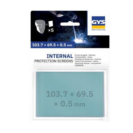 Inner protective glass for GYS welding masks 103.7 x 69.5 - GYS