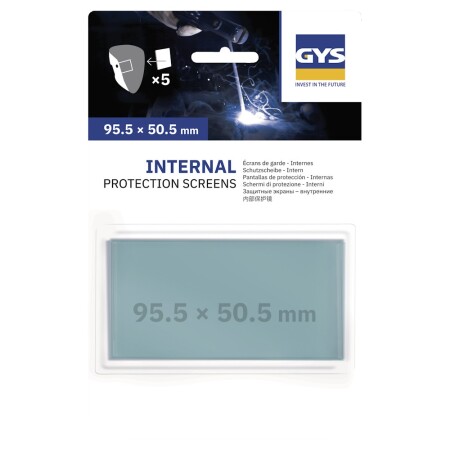 Inneres Schutzglas für GYS-Schweißmasken LCD 96x50 - GYS
