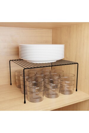 Inside Cabinet Organizer Countertop Bathroom Plate Cup Organizer - Zabata
