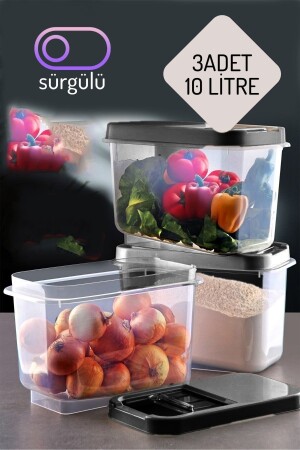 Insignia Provisions Pulses Storage Set 10 Lt Anthracite 7430000717745 - Transformacion