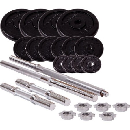 inSPORTline 50 kg Barbell ve Dambıl Seti (Kılıfıyla Birlikte) - inSPORTline