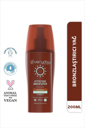 Intense Bronzing Carotene & Cacao Oil 200ml - Everyday Beauty