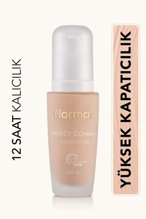Intense Coverage Water Based Foundation (COOL UNDER TONE) - Perfect Coverage Foundation -106 - 8690604085941 - Flormar