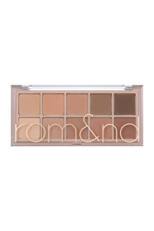 Intensely Pigmented Matte Nude Eyeshadow Palette Better Than Palette - Shade & Shadow Garden - Romand